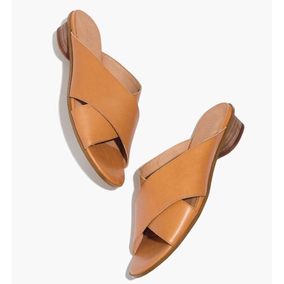 Madewell Shoes - Madewell Ruthie Crisscross Sandal in Camel Tan